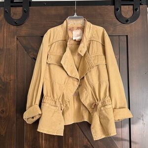 Anthropologie Hei Hei Khaki Utility Jacket XL